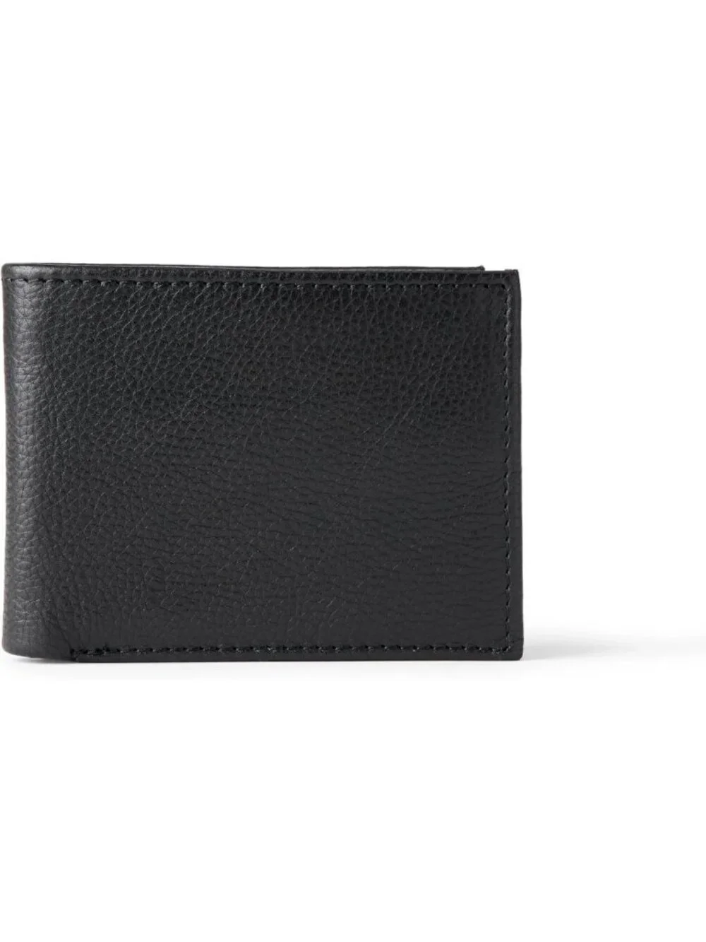 Men's Pebbled Full Grain Leather Bifold Wallet - Stylish, Durable & Functional